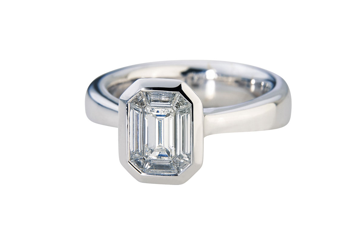 Weißgold Diamantring in Hamburg kaufen, bei Juwelier Wilm, Ballindamm 26