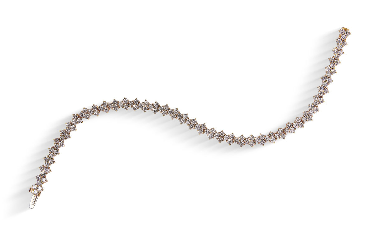 Roségolf Diamant-Armband in Hamburg kaufen bei Juwelier Wilm, Ballindamm 26