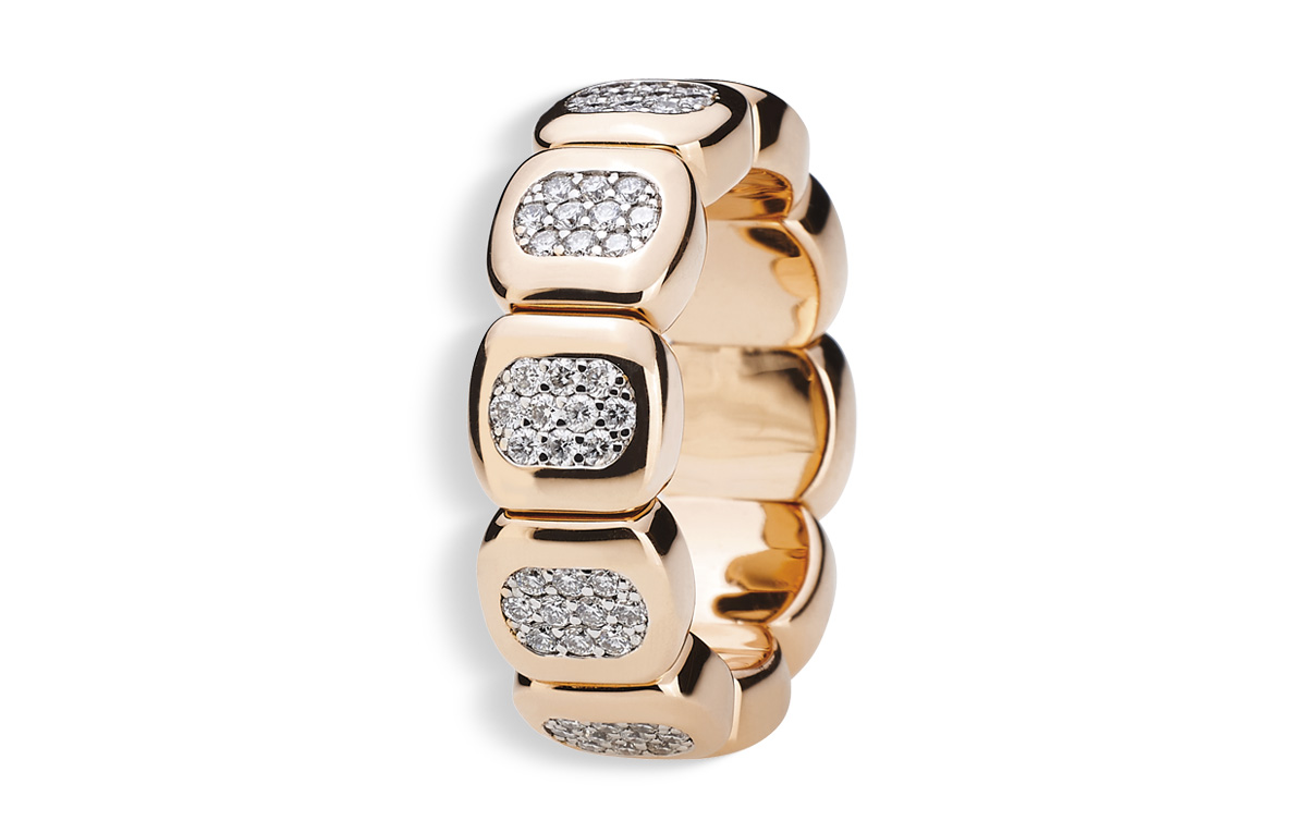 Flexibler Roségold Diamant-Ring in Hamburg kaufen bei Juwelier Wilm, Ballindamm 26