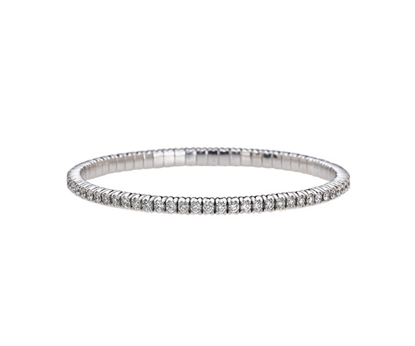 Flexibles Weißgold Diamant-Armband in Hamburg kaufen, bei Juwelier Wilm, Ballindamm 26