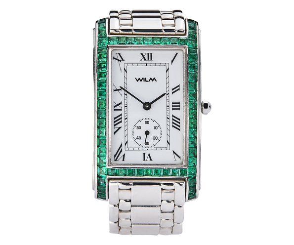 Smaragd Uhr mit Weißgold in Hamburg kaufen, bei Juwelier Wilm, Ballindamm 26