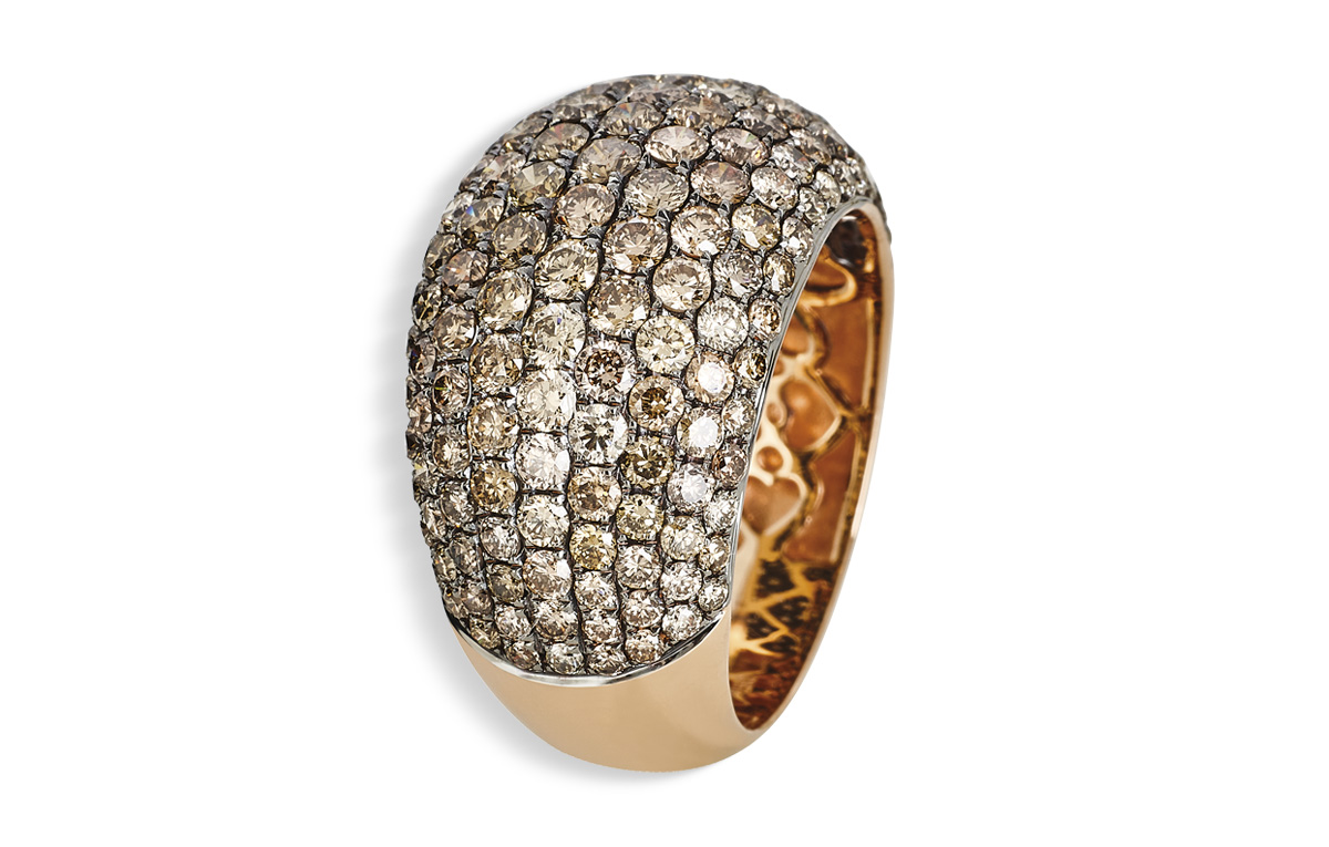 Roségold-Ring mit Diamanten in Hamburg kaufen bei Juwelier Wilm, Ballindamm 26