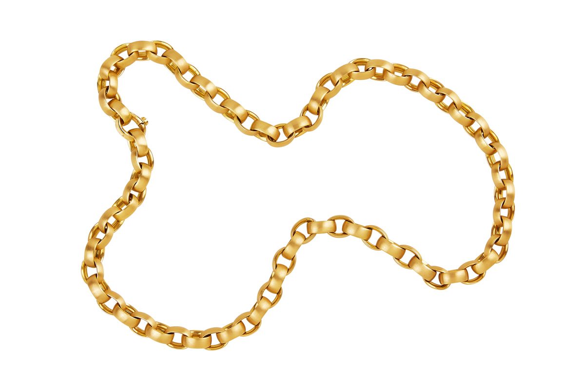 Gelbgold Collierkette Juwelier Wilm Hamburg