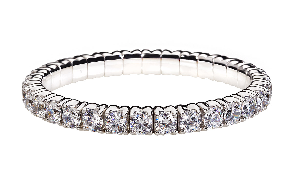 Diamant Armband mit 32 Diamanten á 1ct. Zusammen 32ct.
