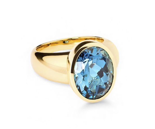 Roségold Ring mit Diamant